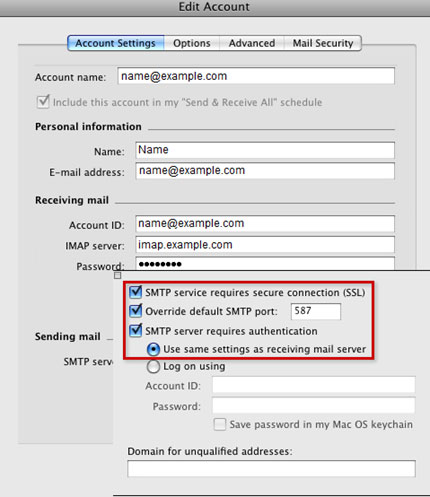 is your sbcglobal email id the same as you you for mac mail